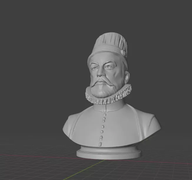 Philip II of Spain 3D print model_16