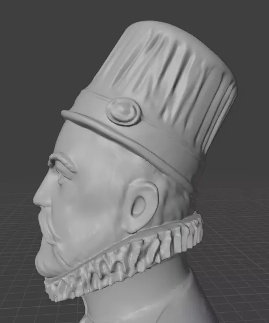 Philip II of Spain 3D print model_25
