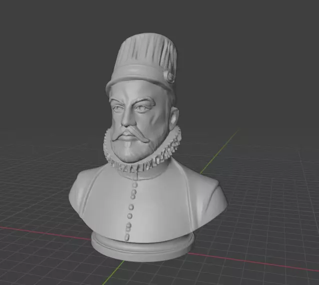 Philip II of Spain 3D print model_15