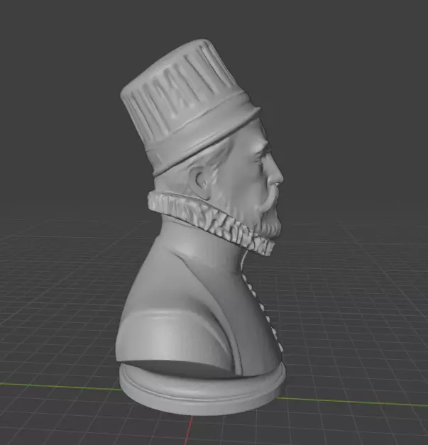 Philip II of Spain 3D print model_5