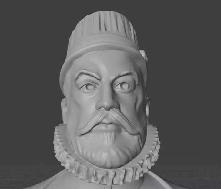 Philip II of Spain 3D print model_18