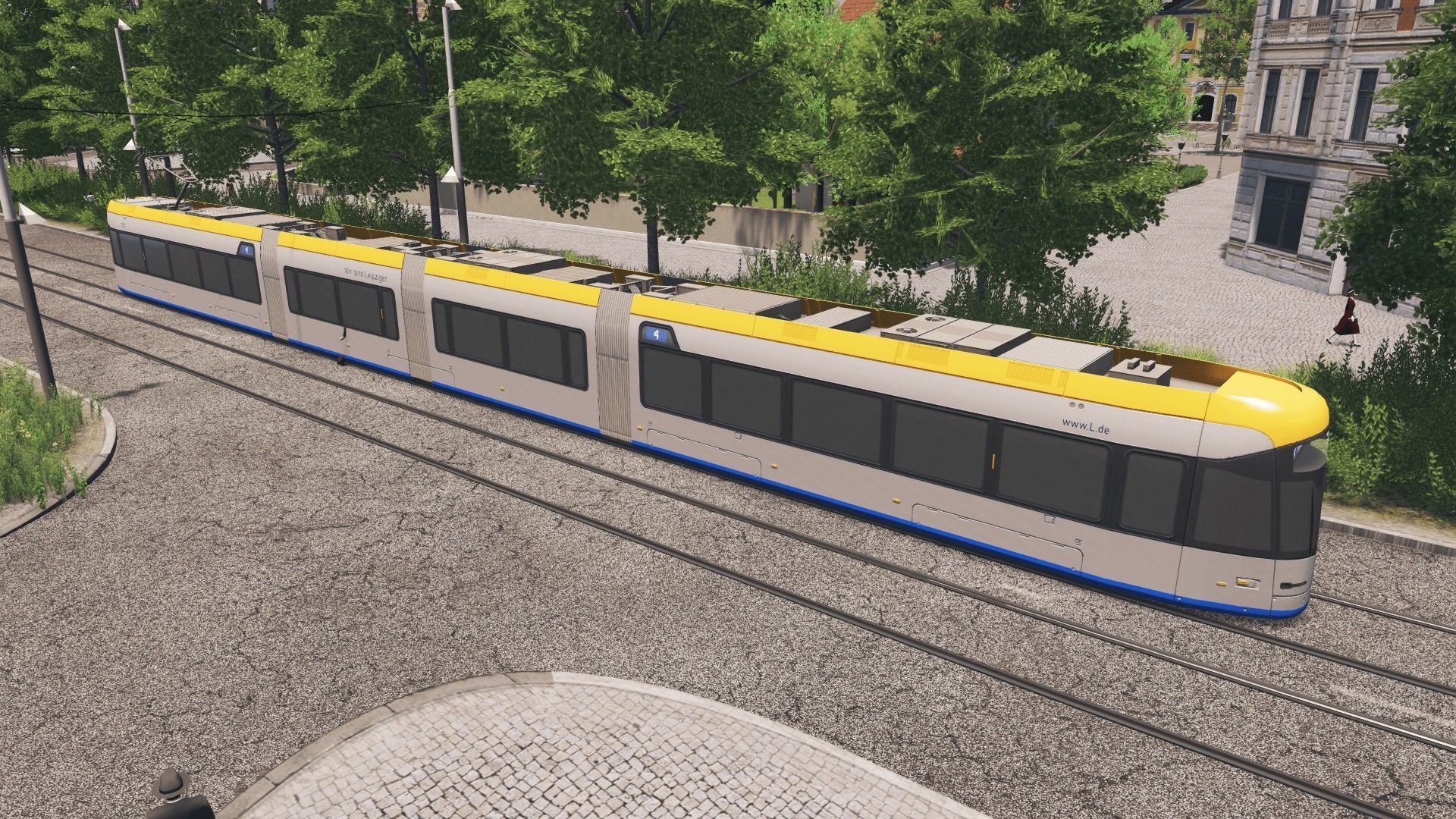 Leipzig XL Tram 3D Model Collection_16