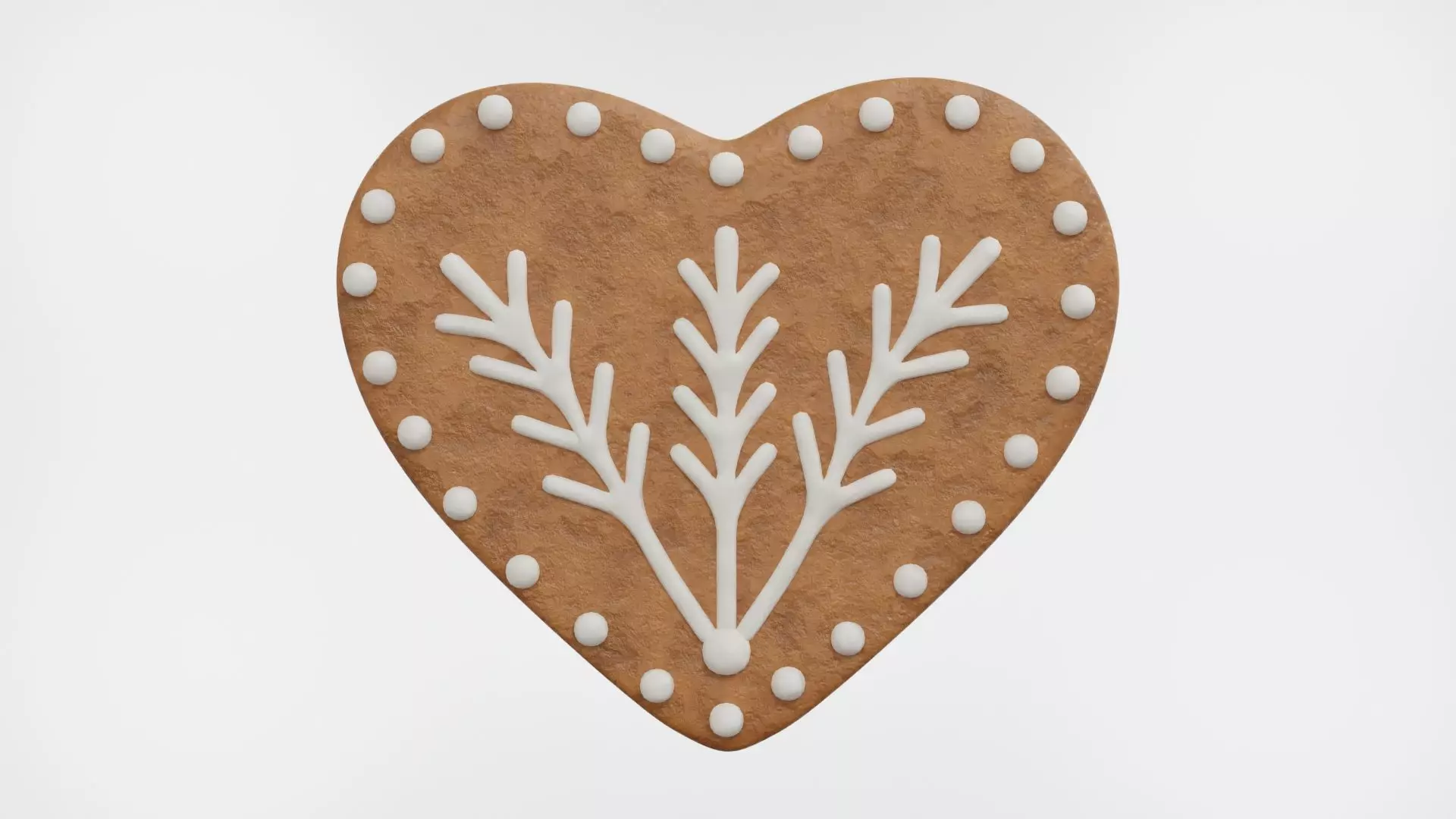 Gingerbread Christmas Cookie 15 3D model_0