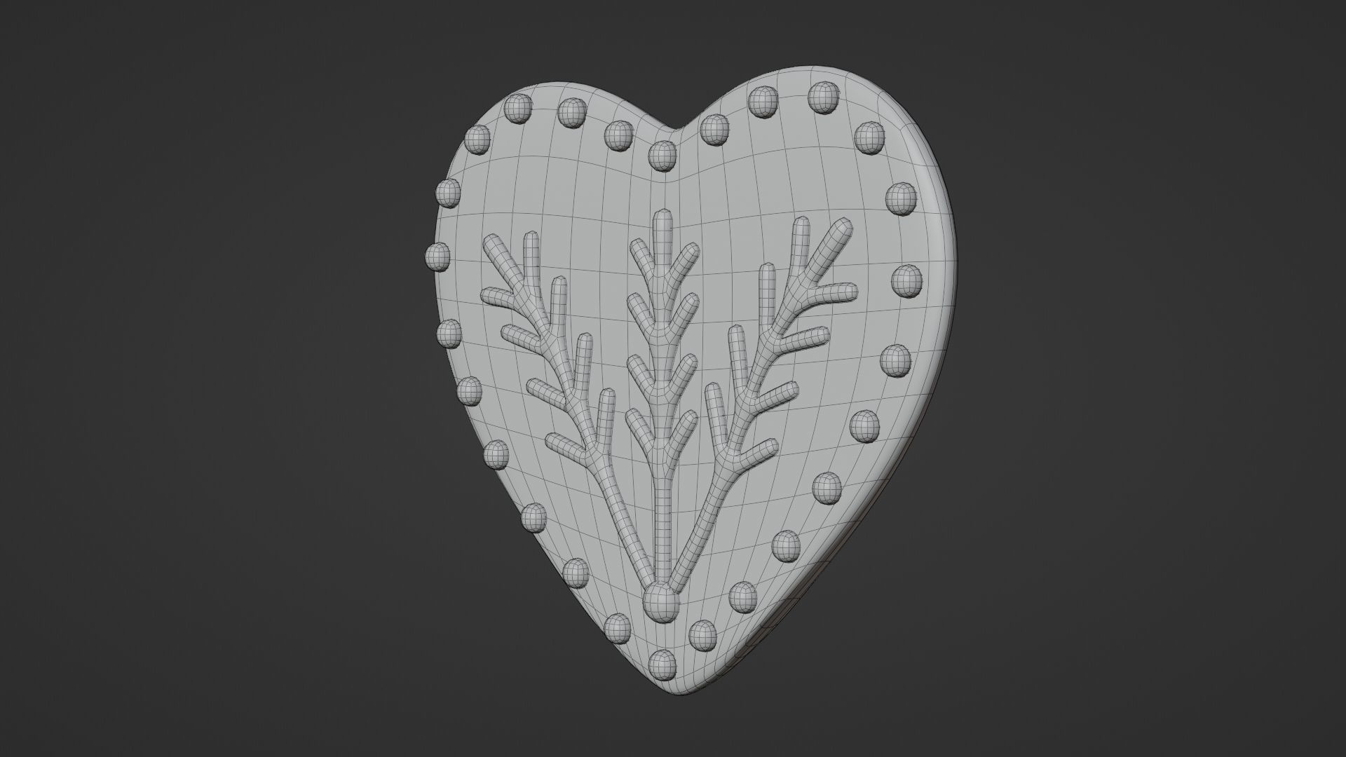 Gingerbread Christmas Cookie 15 3D model_10