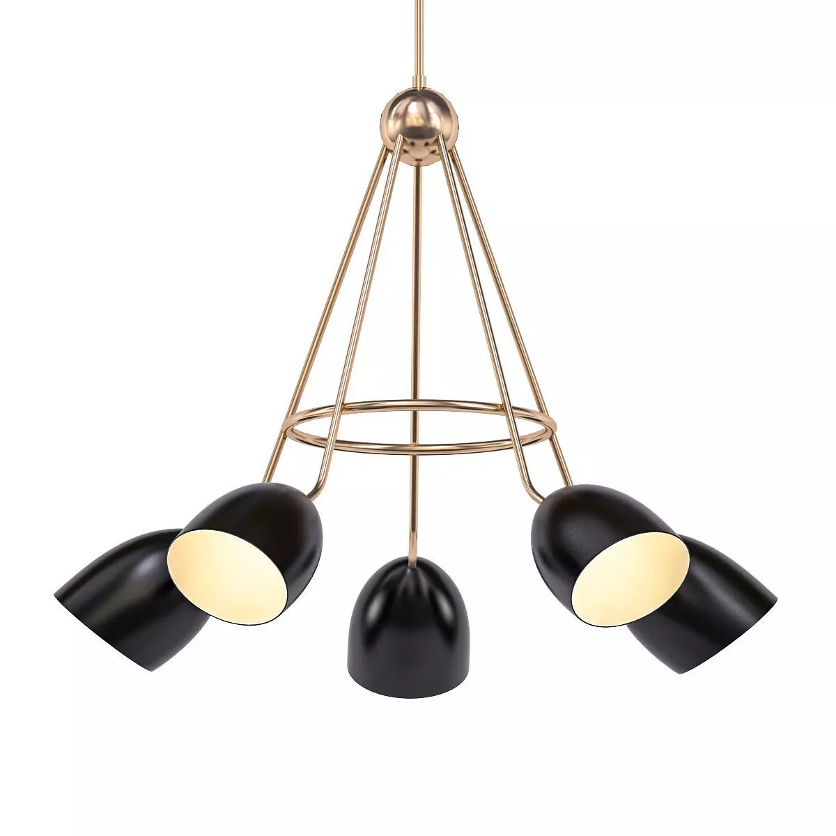 Byers Dimmable Chandelier 3D model