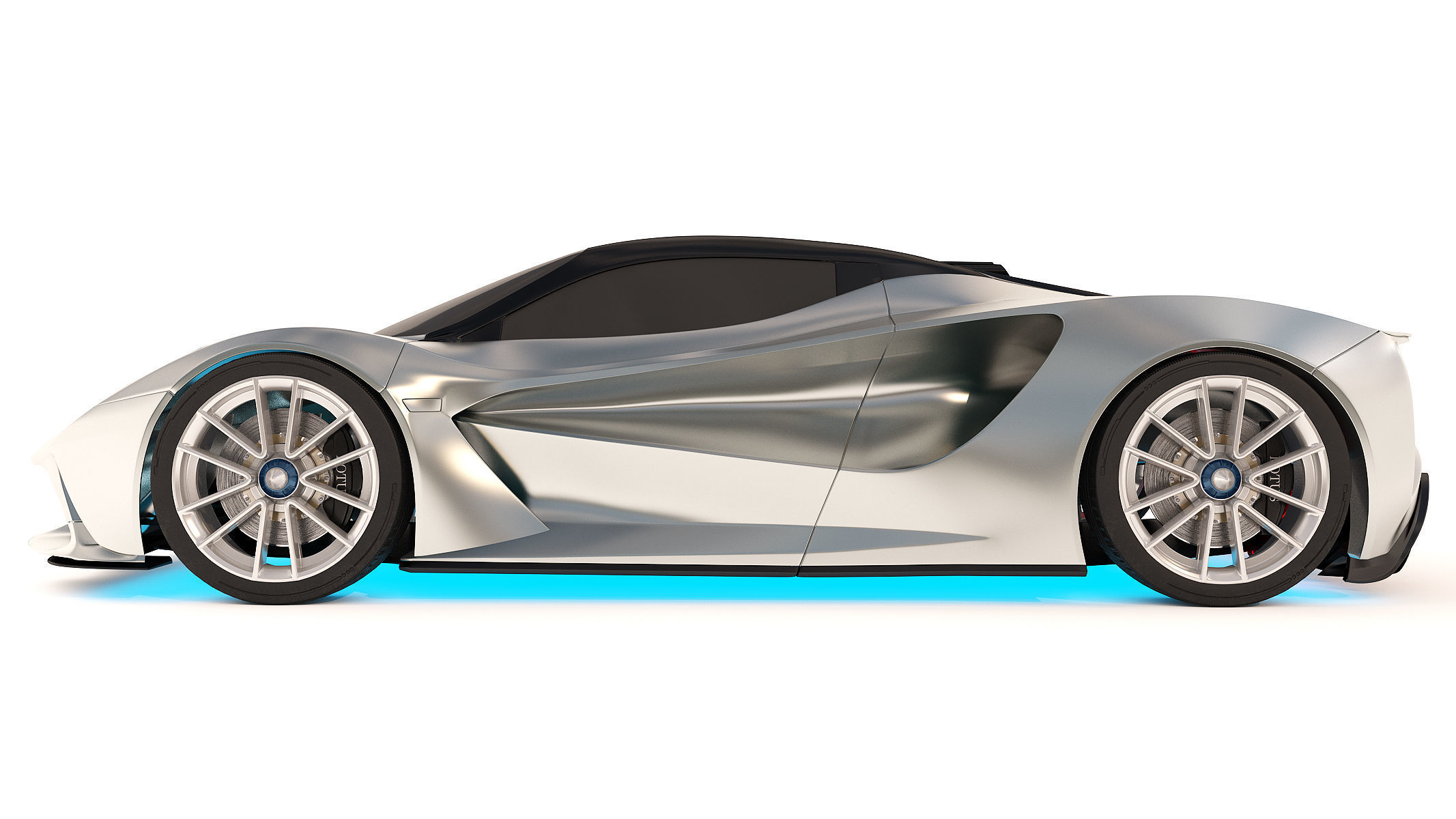 Lotus Evija 2020 Low-poly 3D model_4