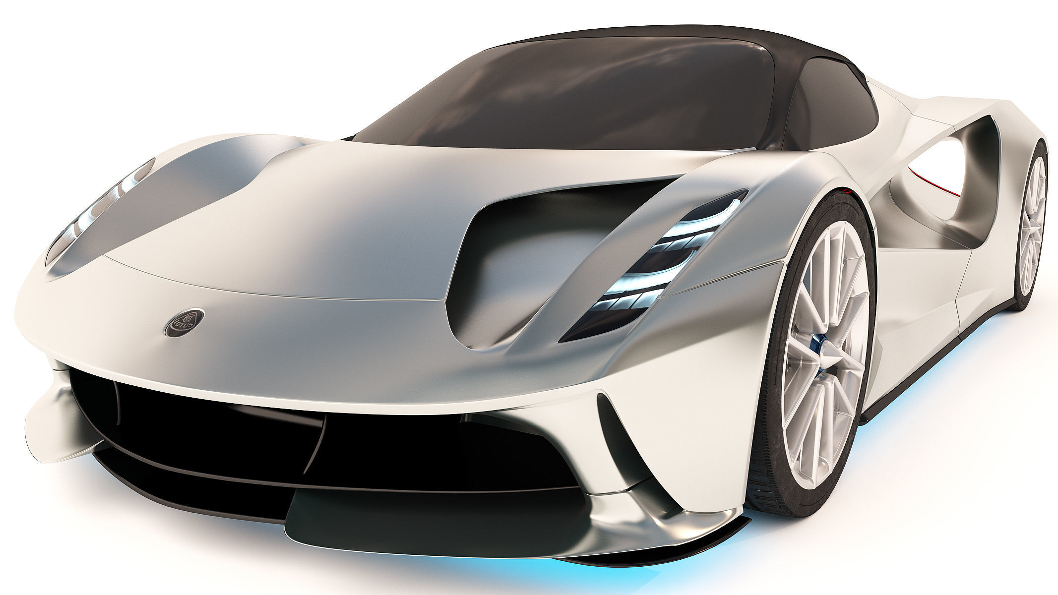 Lotus Evija 2020 Low-poly 3D model_1