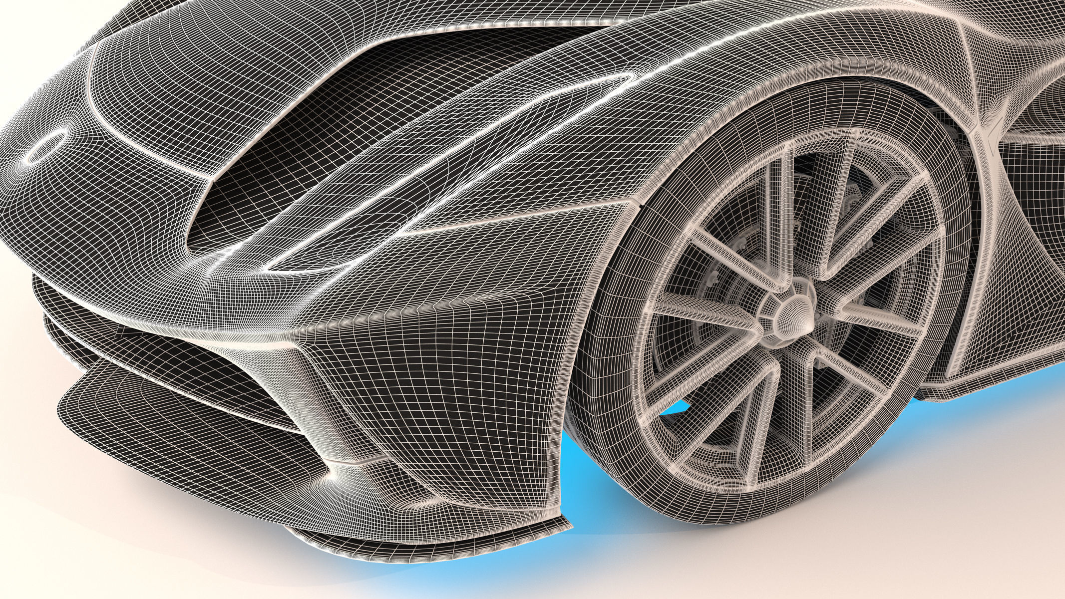 Lotus Evija 2020 Low-poly 3D model_17