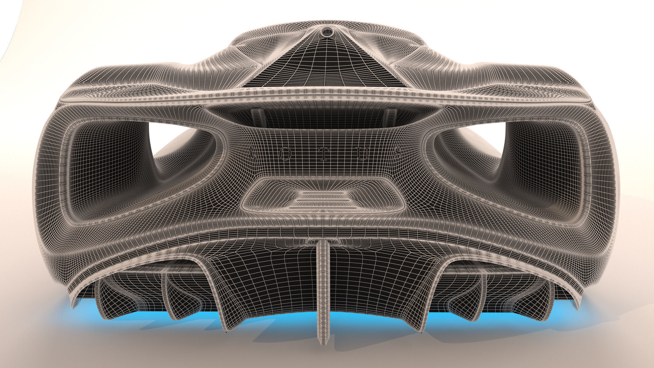 Lotus Evija 2020 Low-poly 3D model_15