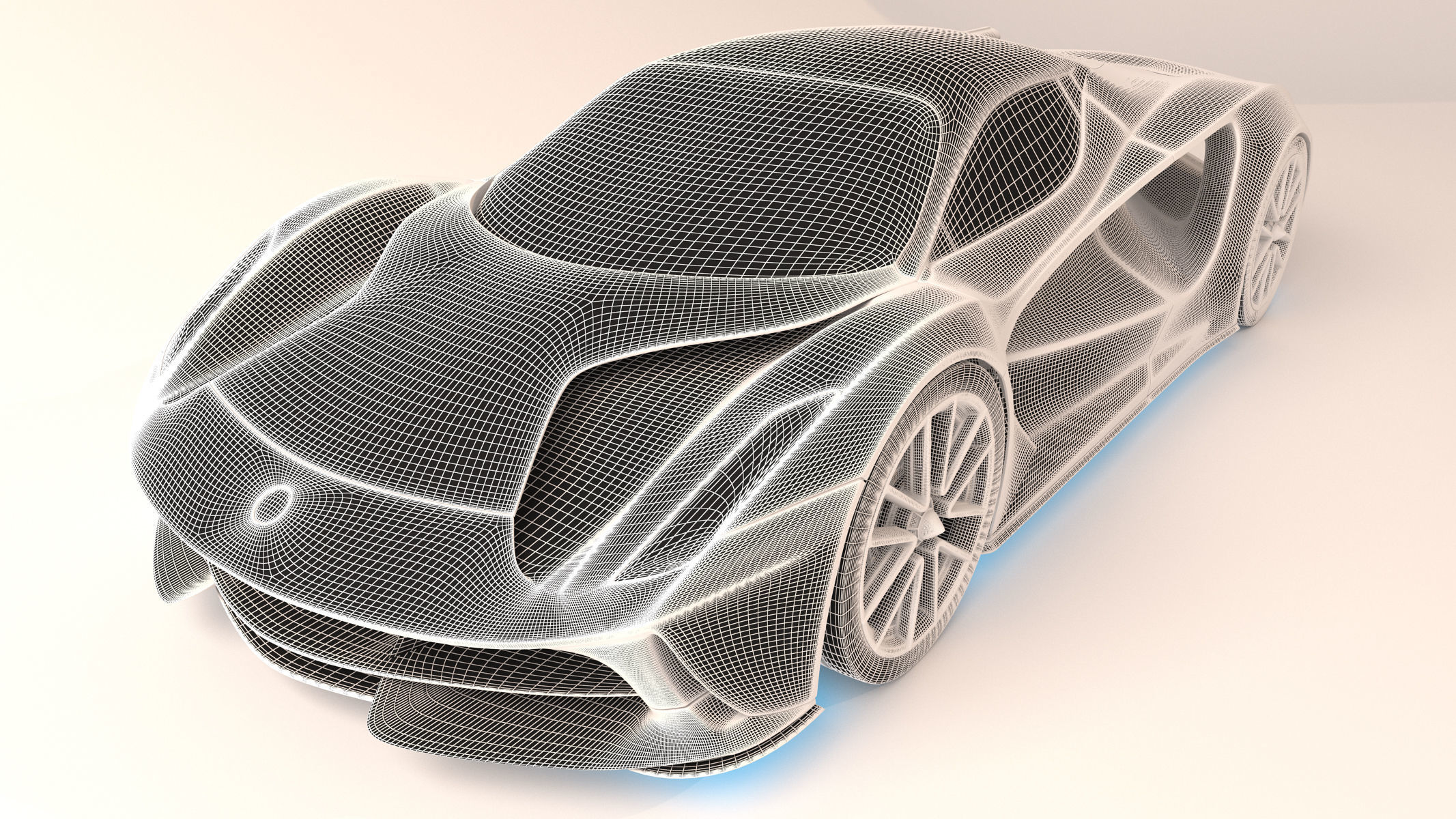 Lotus Evija 2020 Low-poly 3D model_20
