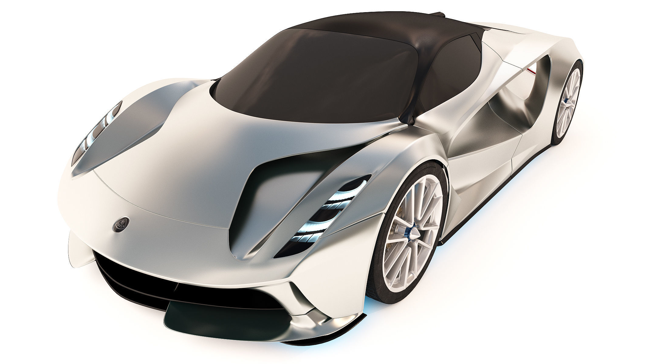 Lotus Evija 2020 Low-poly 3D model_10