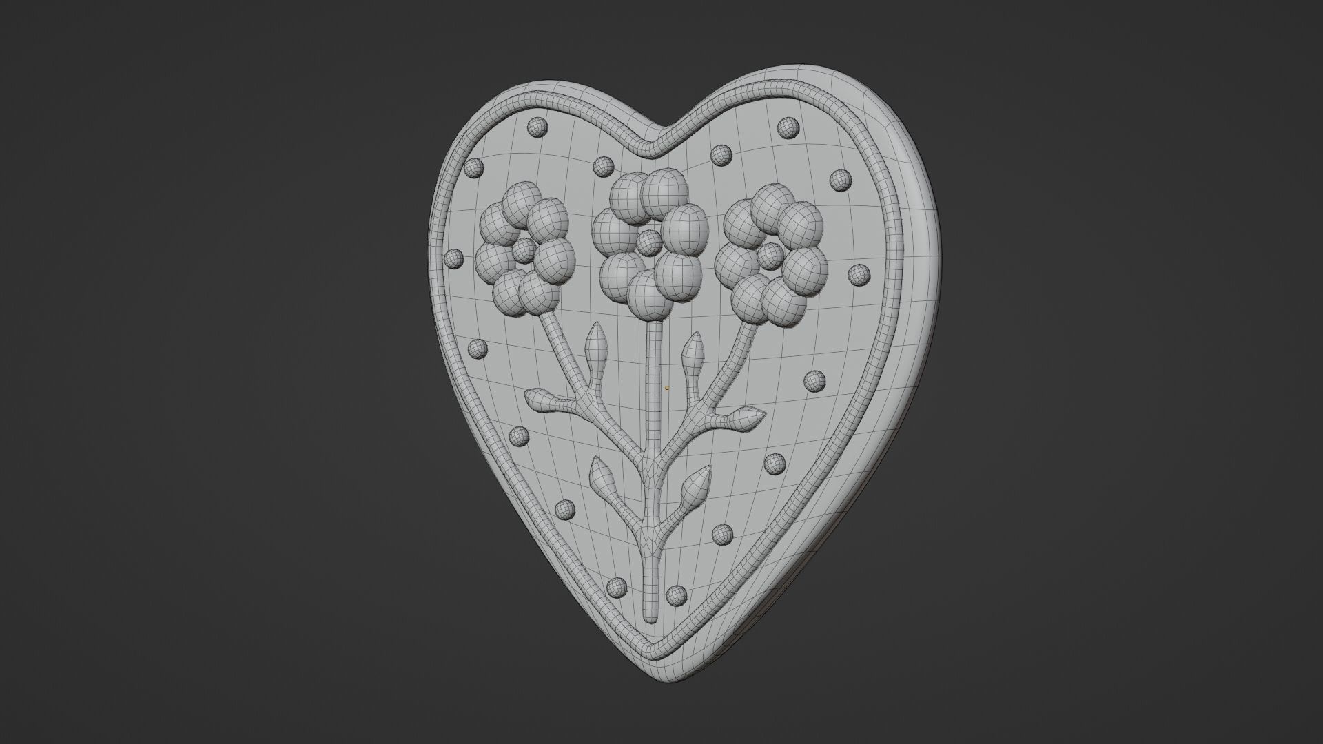 Gingerbread Christmas Cookie 16 3D model_10