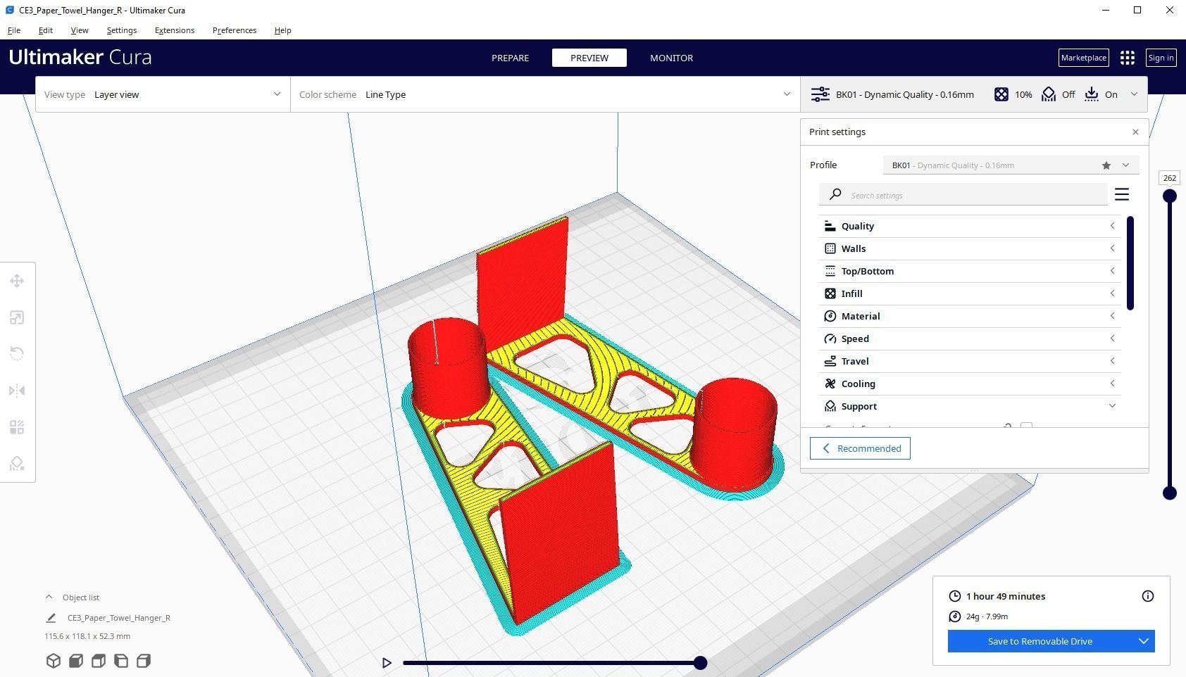 Paper Towel Holder - Ready for 3D Print  3D print model_4