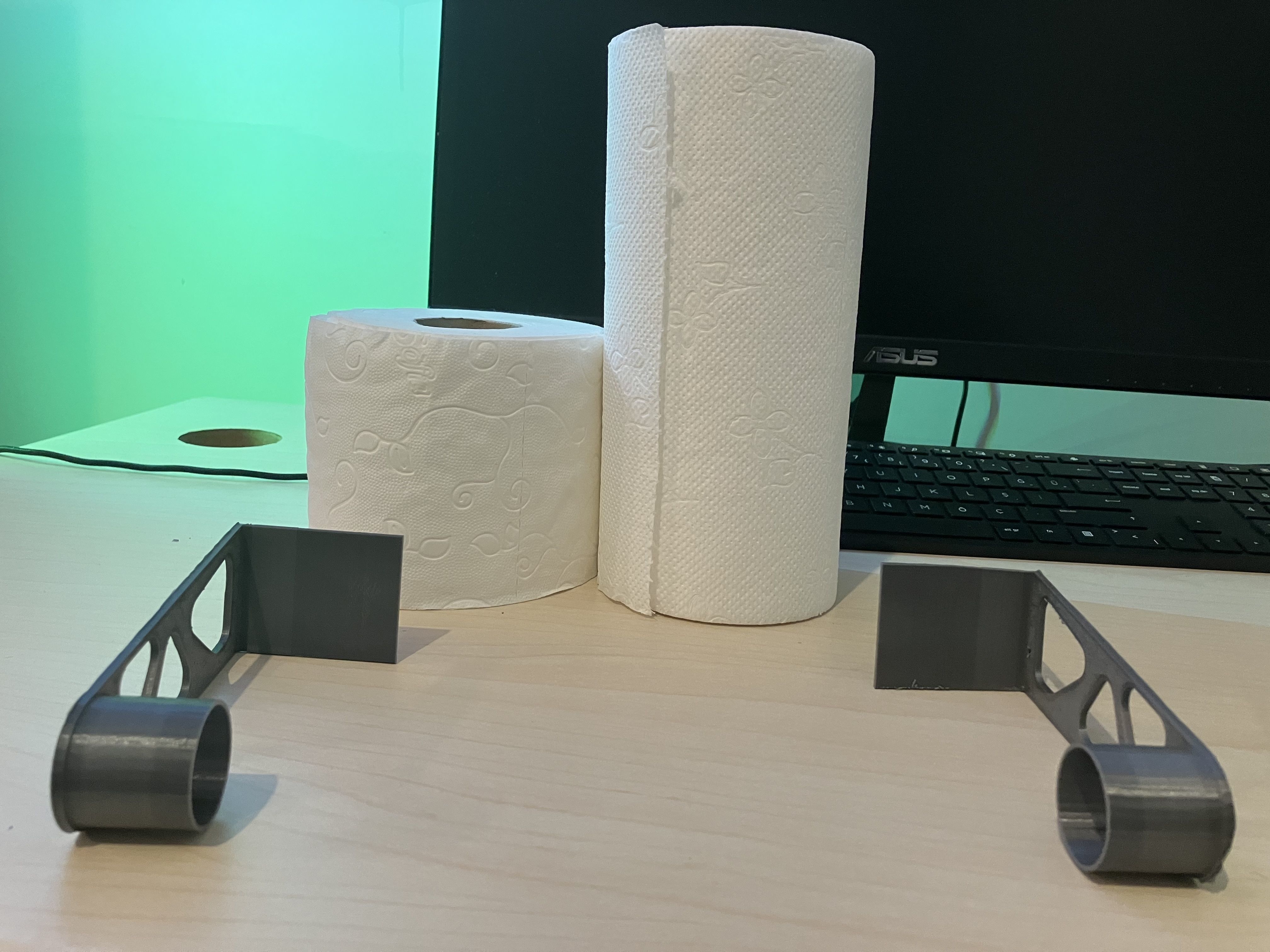 Paper Towel Holder - Ready for 3D Print  3D print model_20