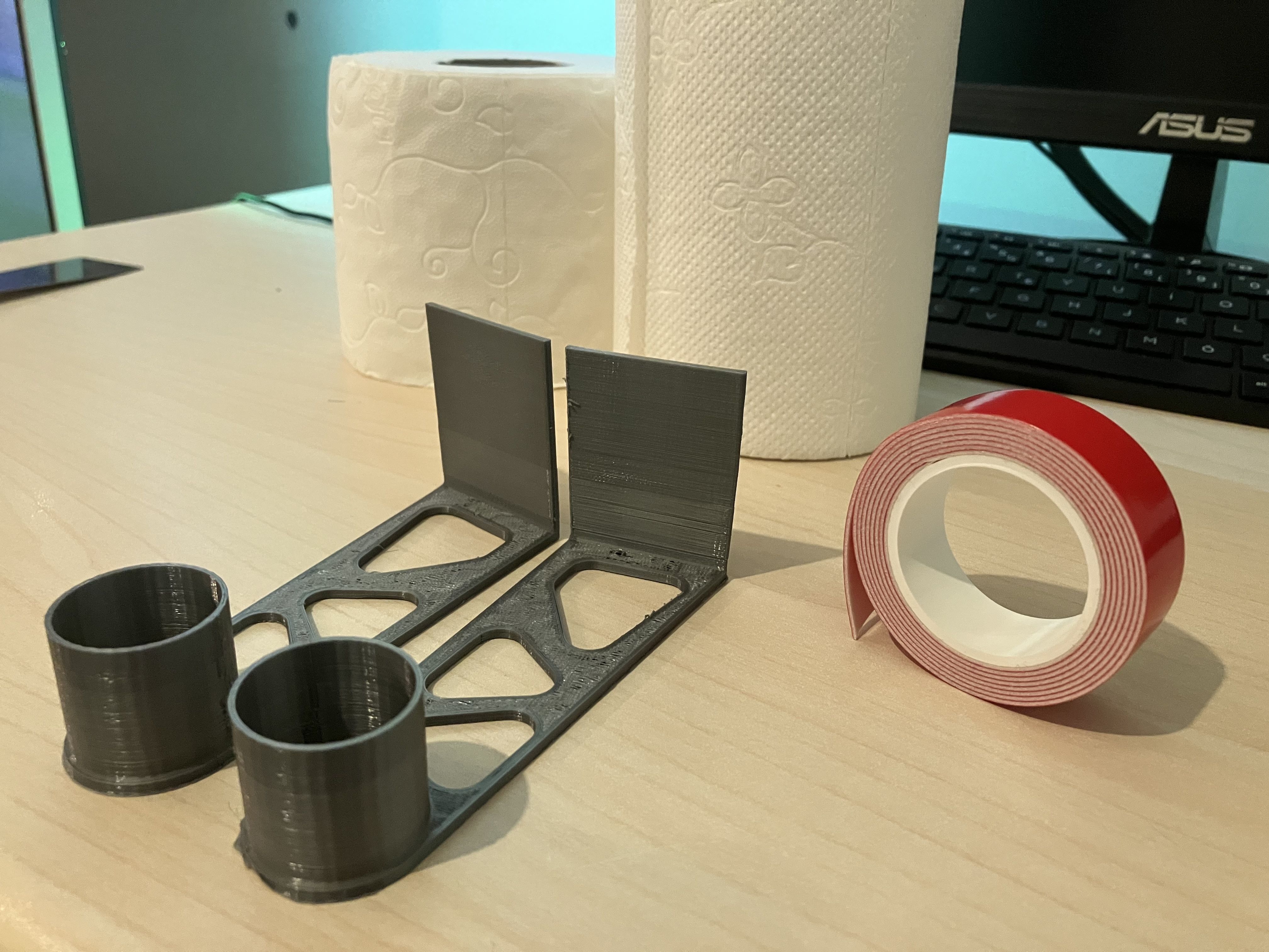 Paper Towel Holder - Ready for 3D Print  3D print model_3