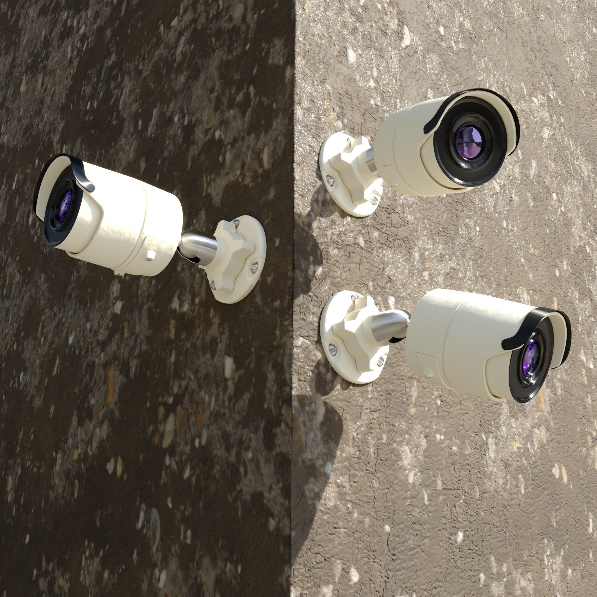 Security camera Variant01 3D model_1
