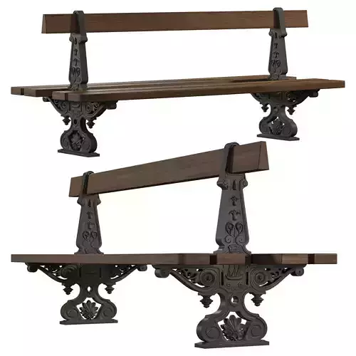 Ville de Paris Bench by Ghm Eclatec