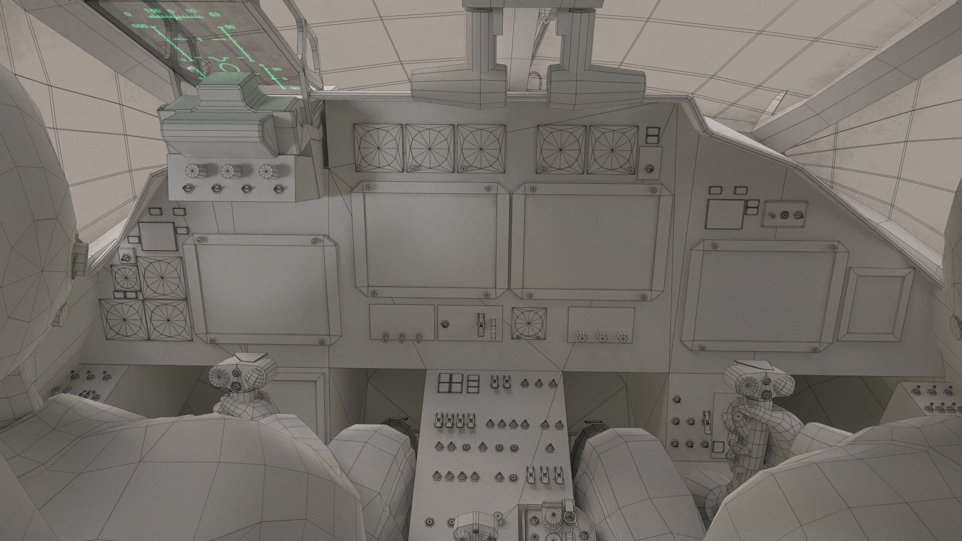Kamov Ka-52K Katran Complex Animation Low-poly 3D model_29