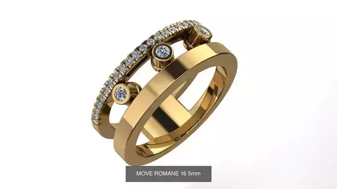  Moving Rings Collection immitation of messika 