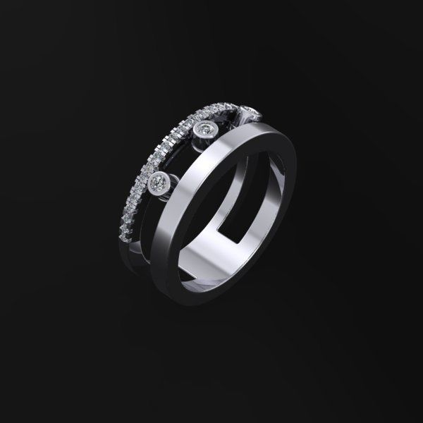  Moving Rings Collection immitation of messika _3