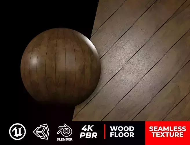 PBR Wood Texture Seamless 4K Photorealistic 04 - Archviz - Games