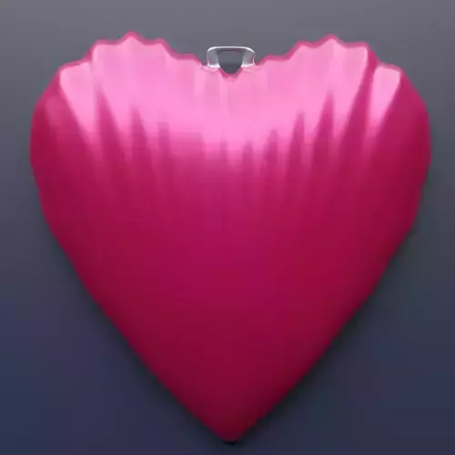 HEART SHELL PENDANT 3D print model