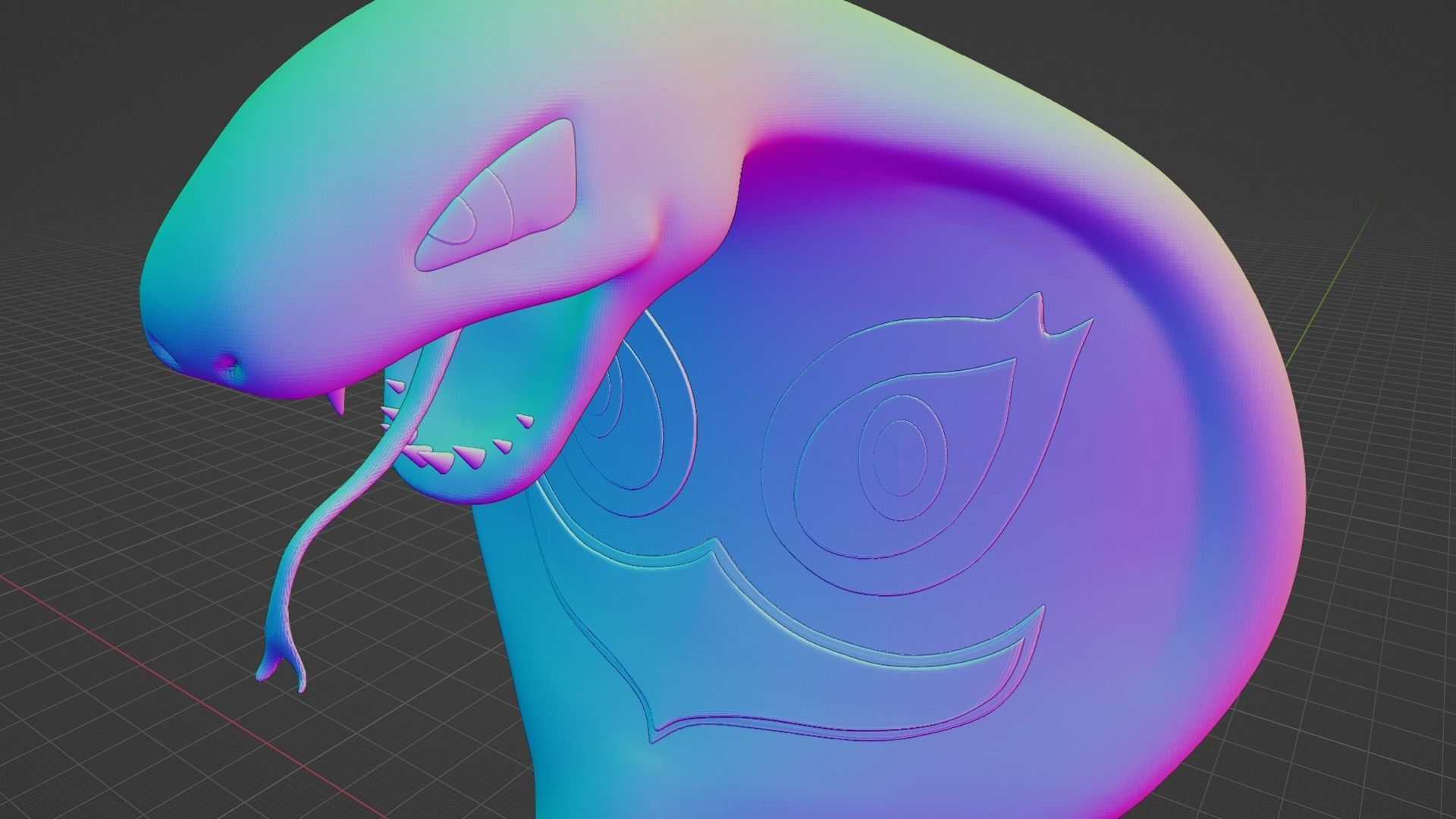 ARBOK POKEMON JOHTO 3D print model_5