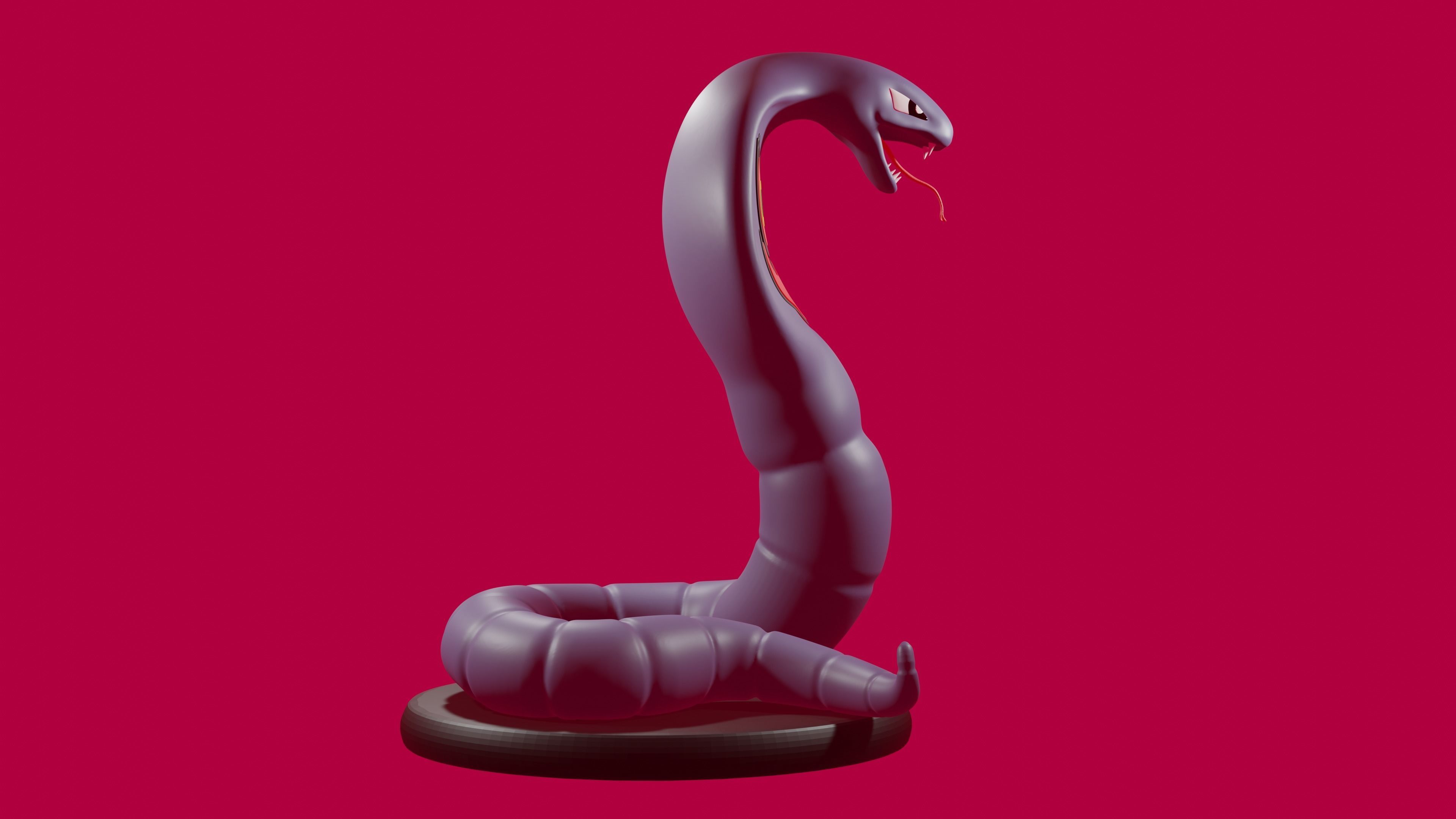 ARBOK POKEMON JOHTO 3D print model_3