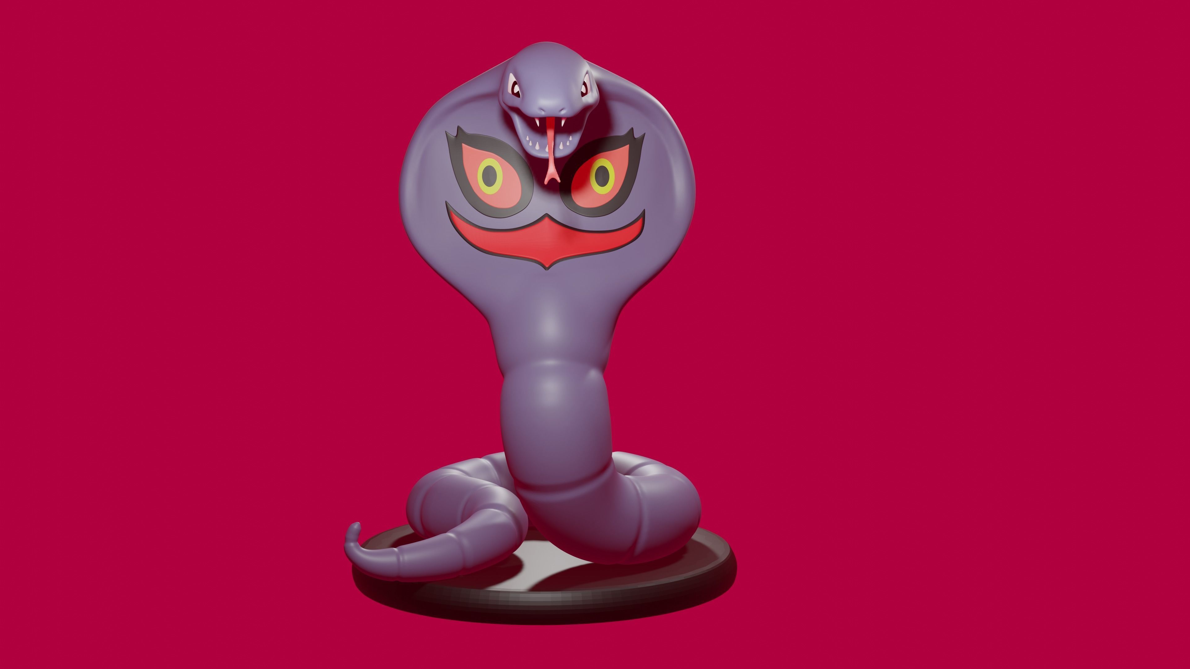 ARBOK POKEMON JOHTO 3D print model_2