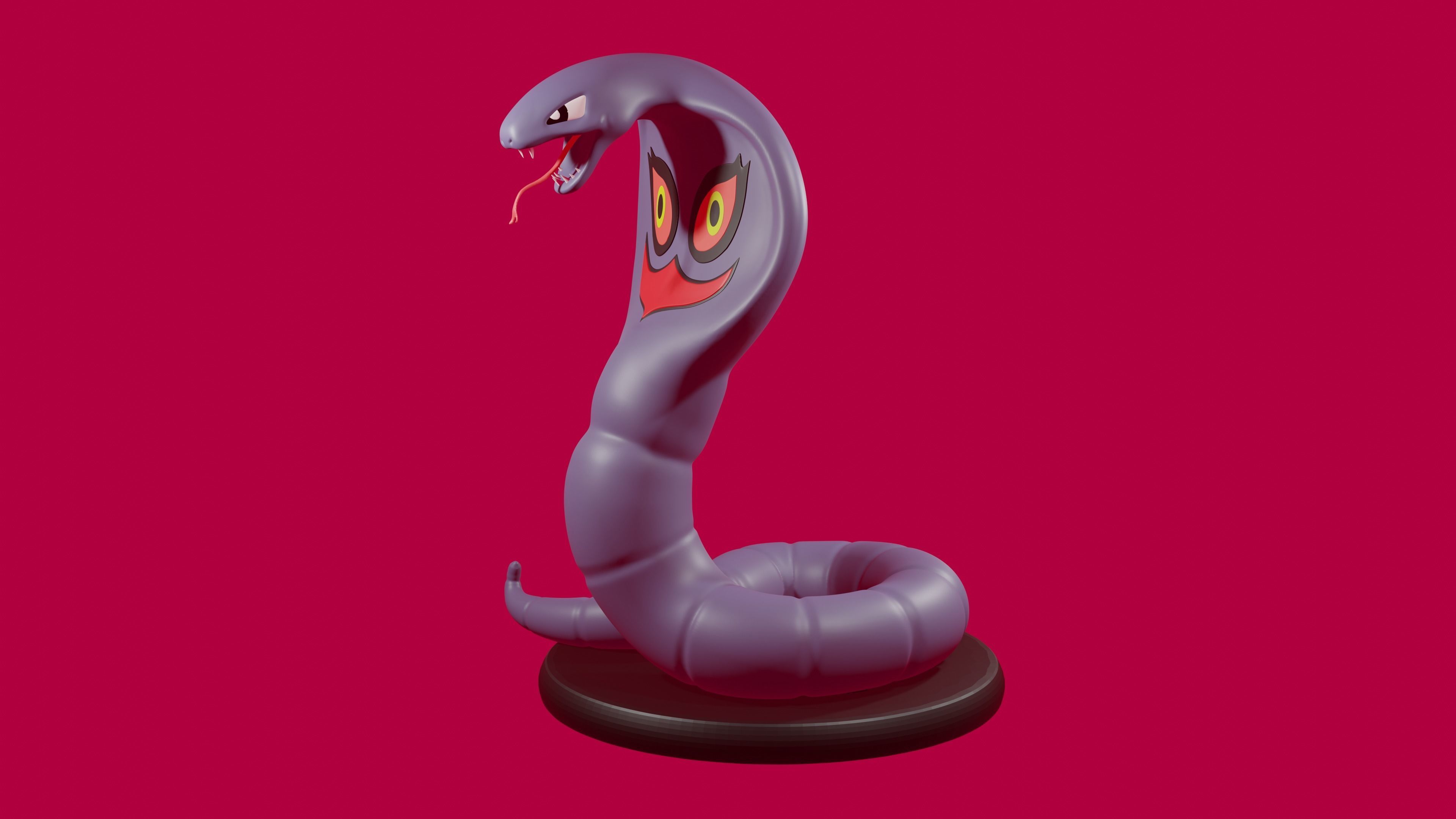 ARBOK POKEMON JOHTO 3D print model_1