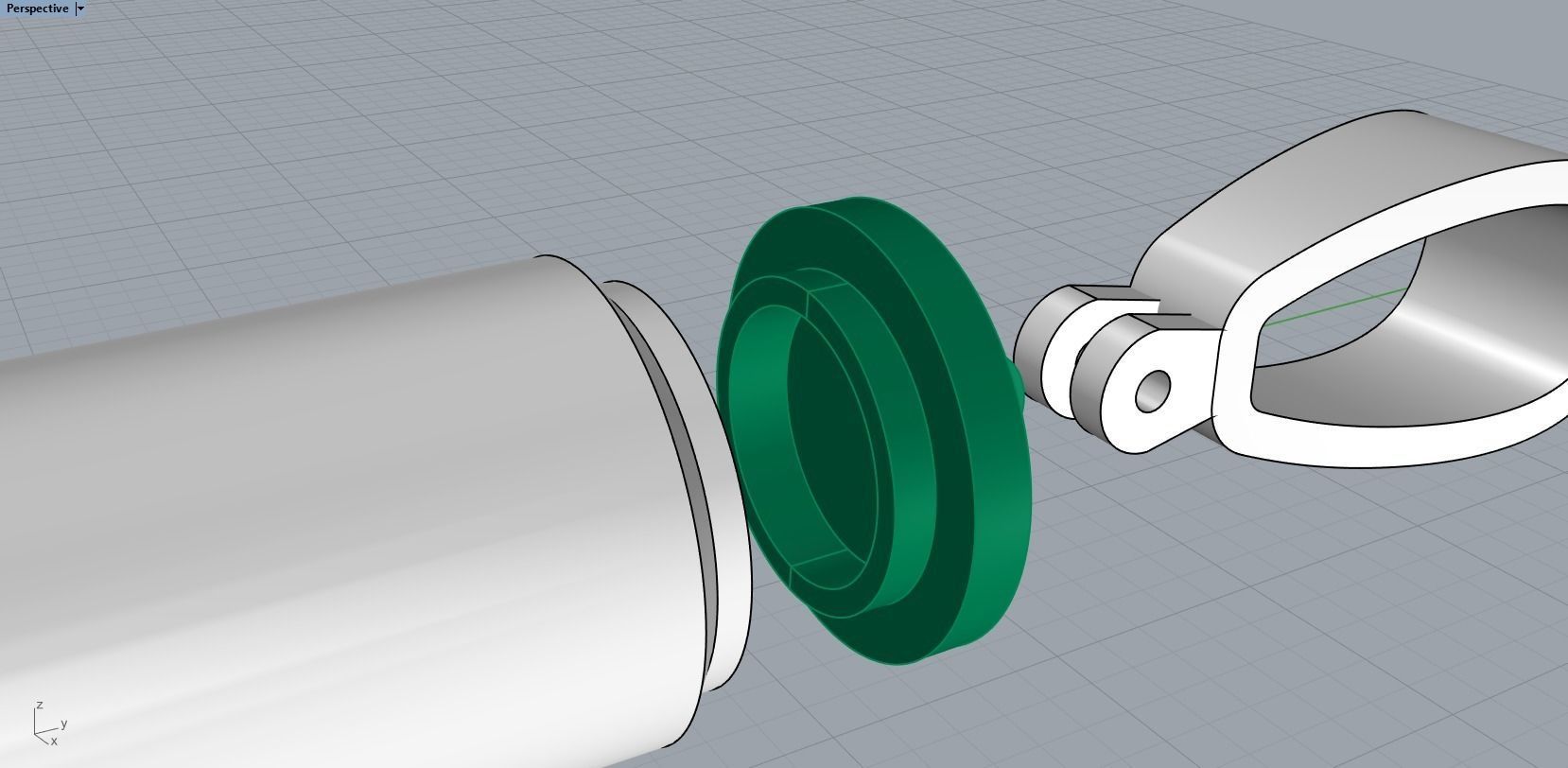 bullet pendant 3D print model_12