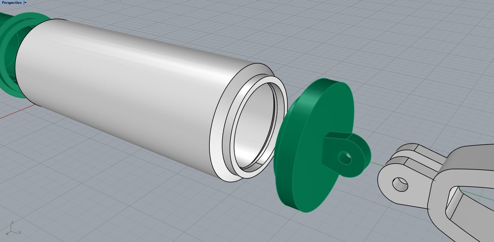 bullet pendant 3D print model_13