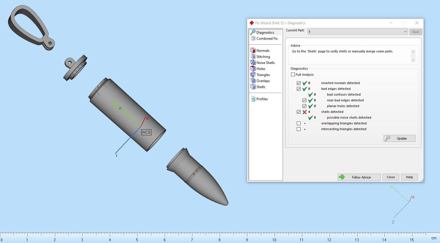 bullet pendant 3D print model_19