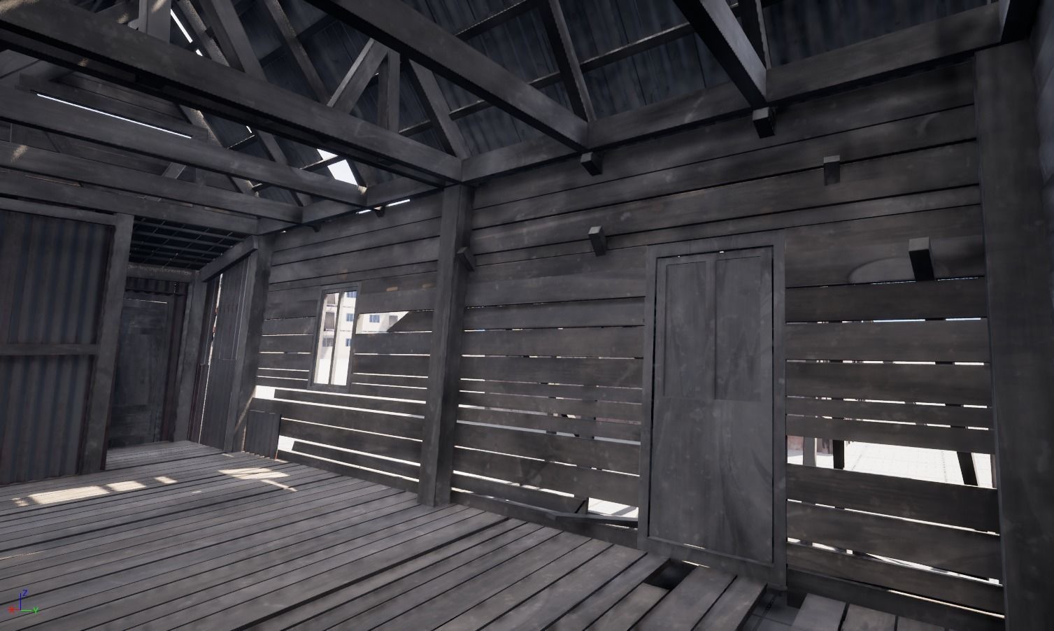 Old House Low-poly 3D model_7