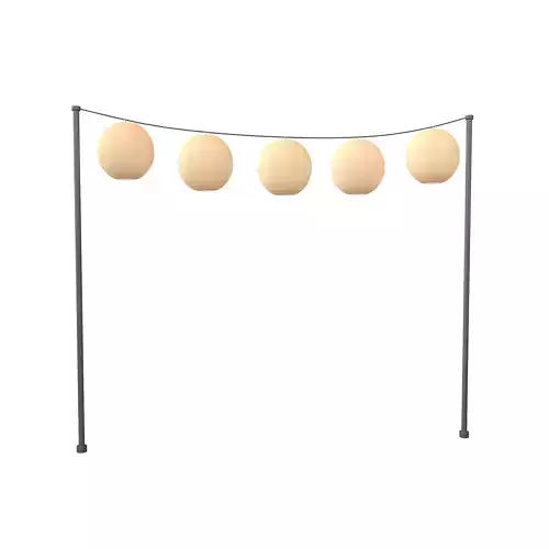 Chinese Lantern Pole v1 002