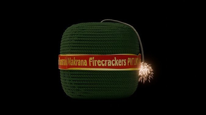 Fire Crackers 3D model