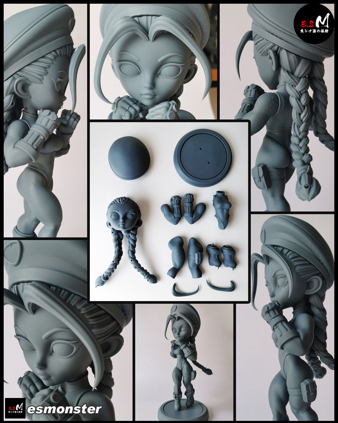 Cammy White  Killer Bee Street Fighter  3D print model_12
