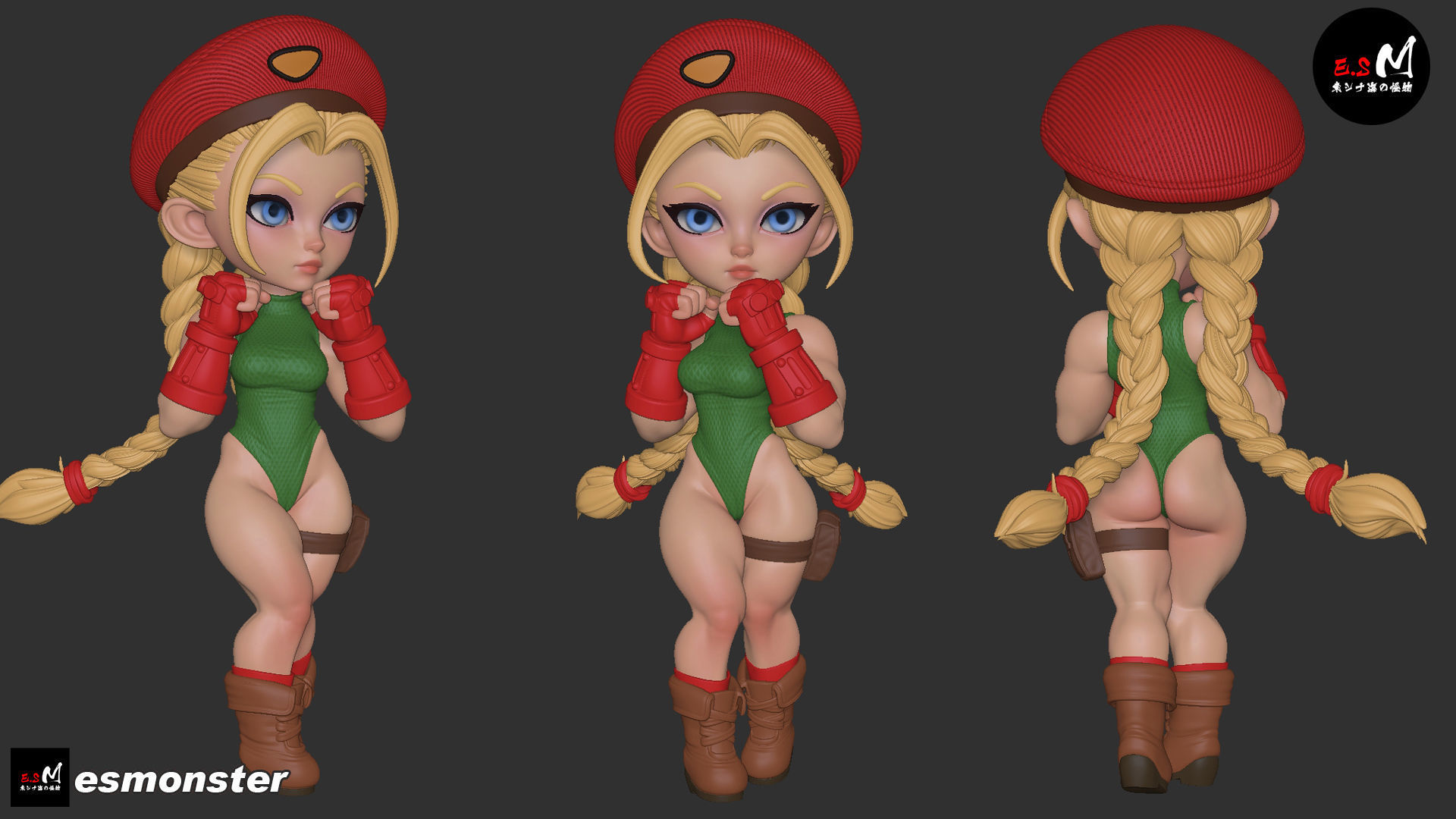 Cammy White  Killer Bee Street Fighter  3D print model_15