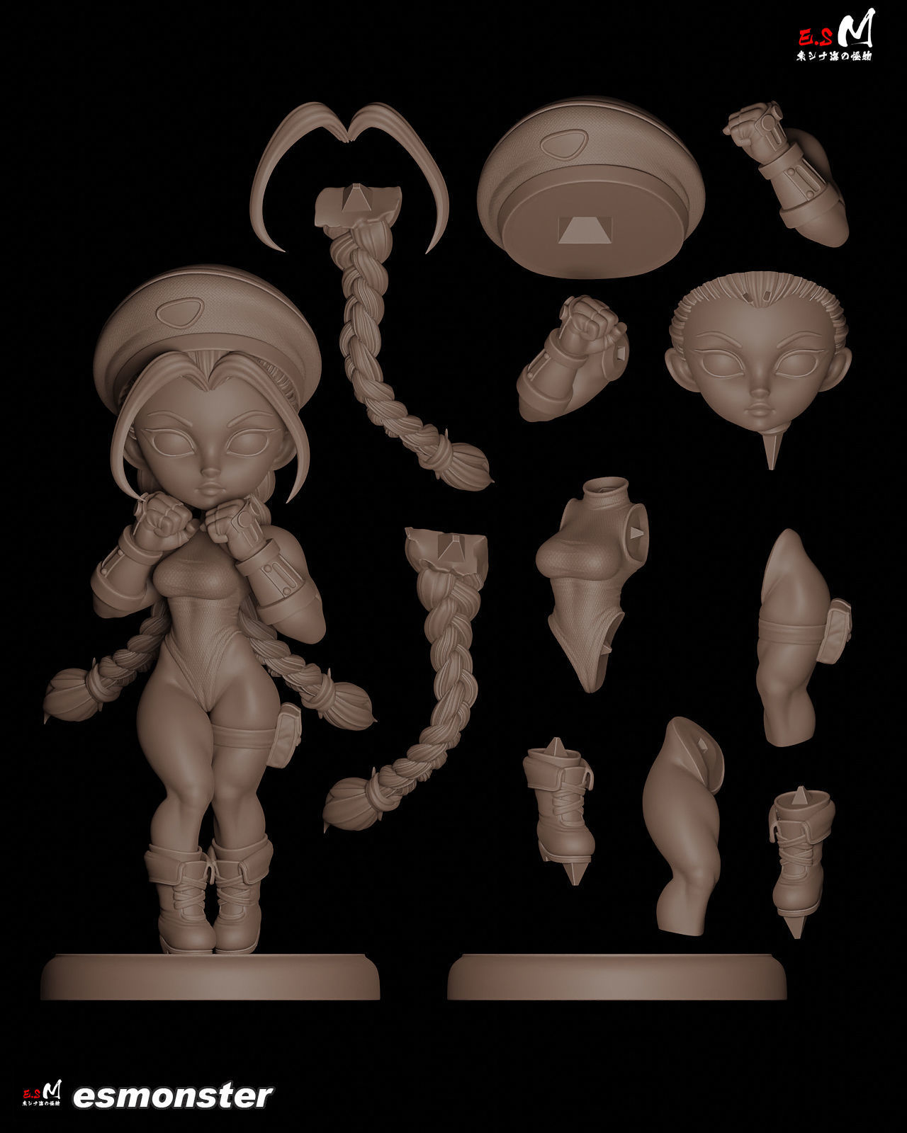 Cammy White  Killer Bee Street Fighter  3D print model_17