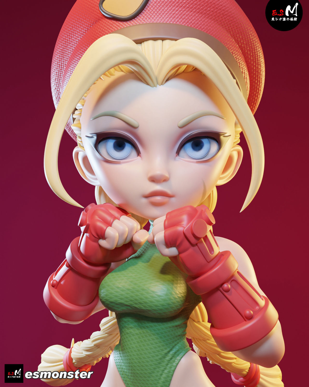 Cammy White  Killer Bee Street Fighter  3D print model_13