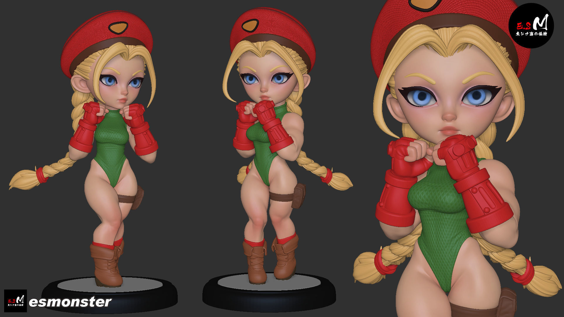 Cammy White  Killer Bee Street Fighter  3D print model_16