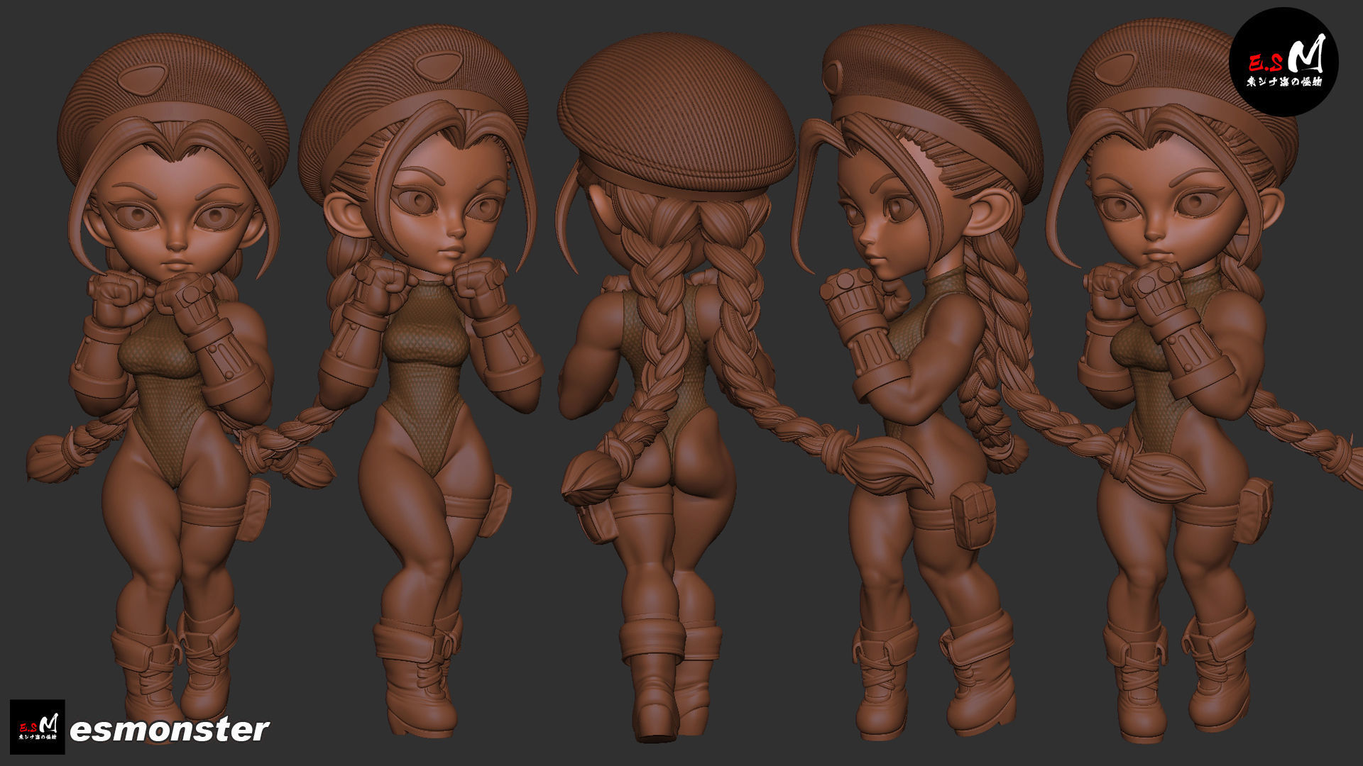 Cammy White  Killer Bee Street Fighter  3D print model_14