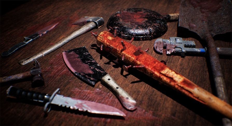 Melee Weapons  20 Assets Low-poly 3D model_15