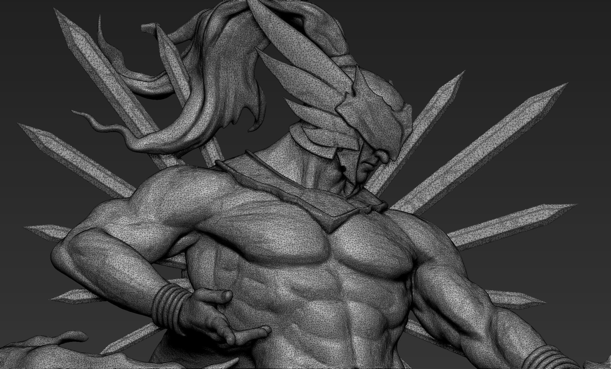 Archer Statue 3D print model_9