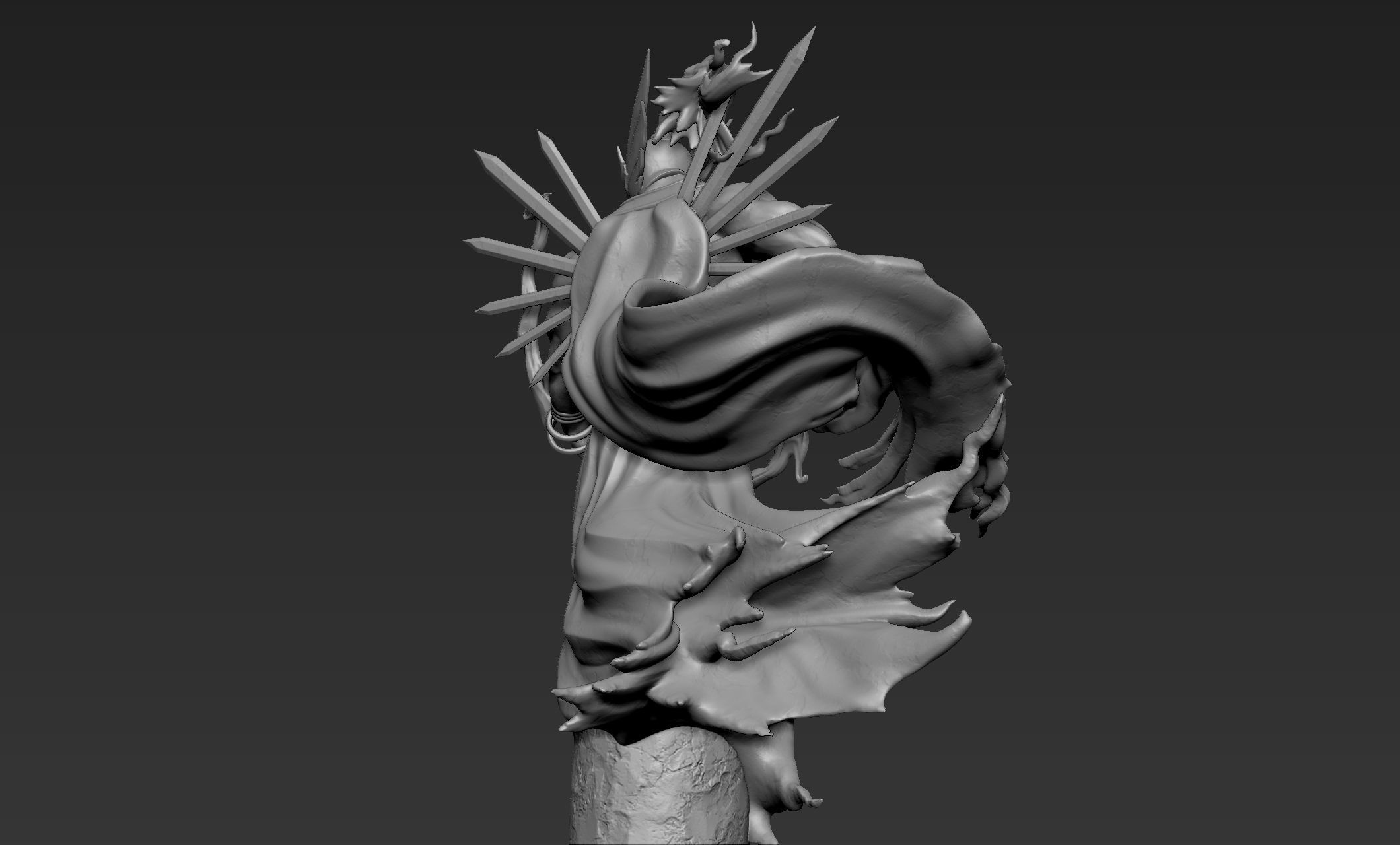 Archer Statue 3D print model_5