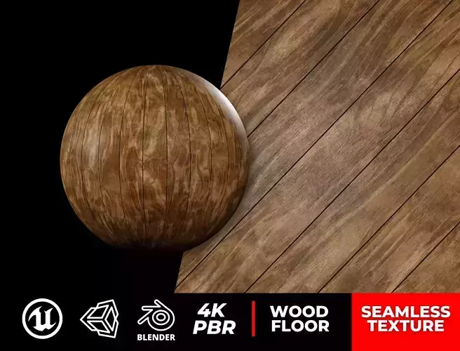 PBR Wood Texture Seamless 4K Photorealistic 07 - Archviz - Games