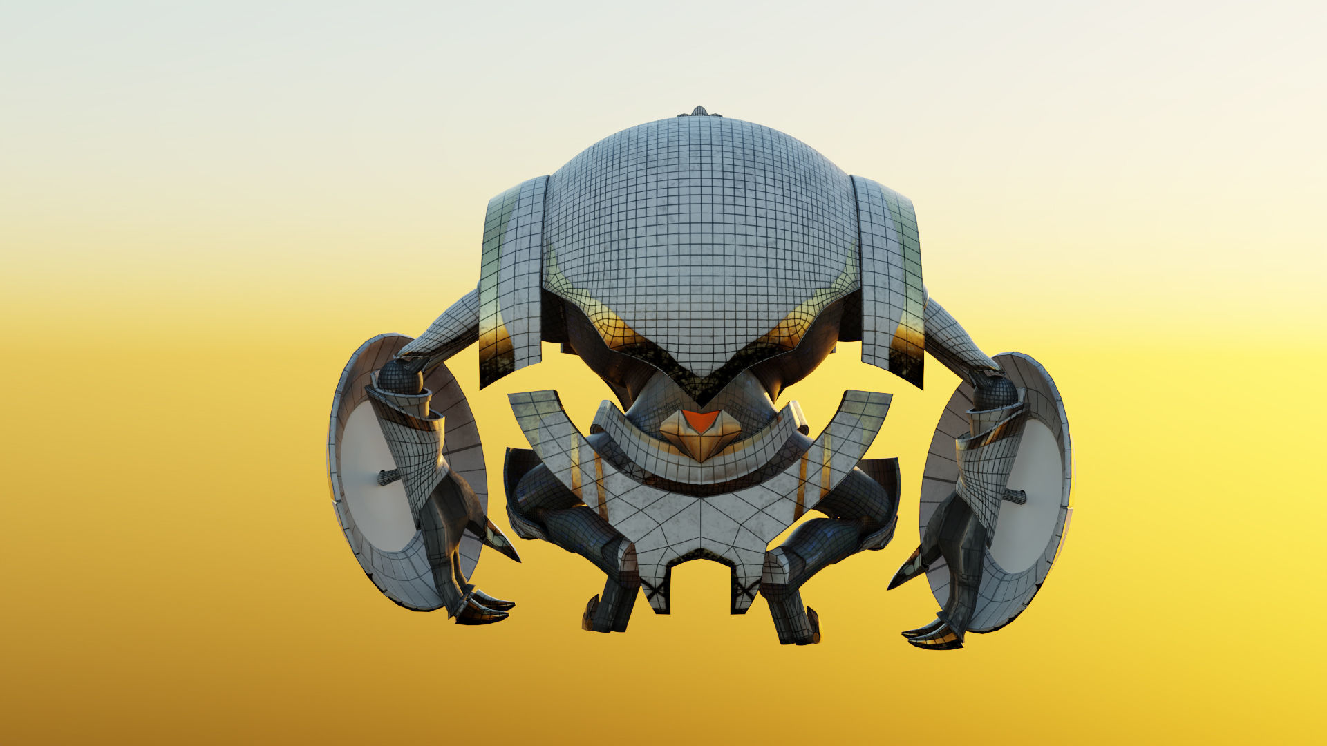 Scarab-Guardian of the Earth Low-poly 3D model_6