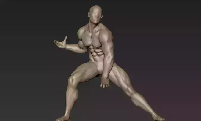 Superhero Figure Pose 1