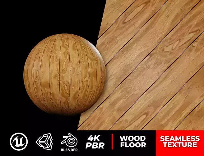 PBR Wood Texture Seamless 4K Photorealistic 10 - Archviz - Games