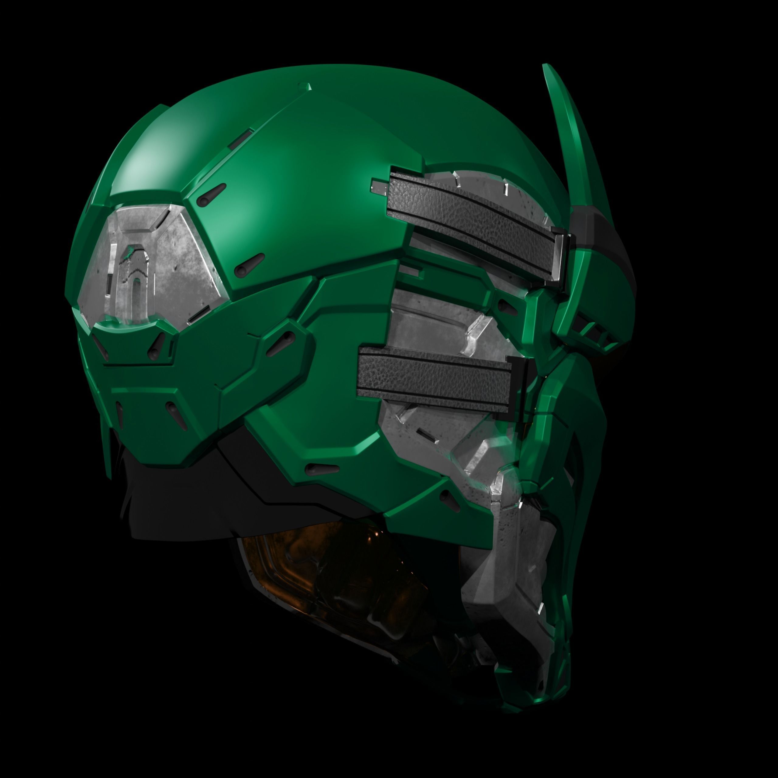 Blue Hood Shinobi 3D print model_11